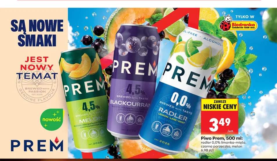 Piwo Prem Melon +2 warianty