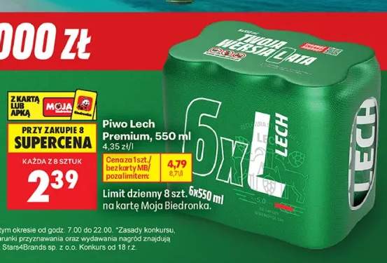 Piwo Lech Premium 6-pak