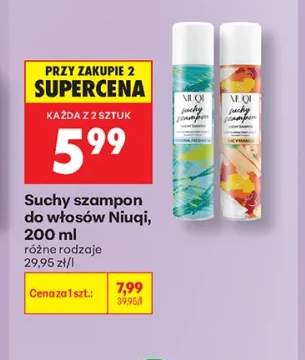 Suchy szampon do włosów Niuqi
