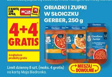 Obiadek Gerber Pomidorowa z ryżem +2 warianty