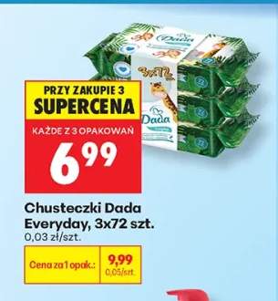 Chusteczki nawilżane Dada Everyday 3-pak