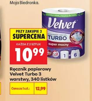 Ręcznik papierowy Velvet Turbo 3-warstwowy