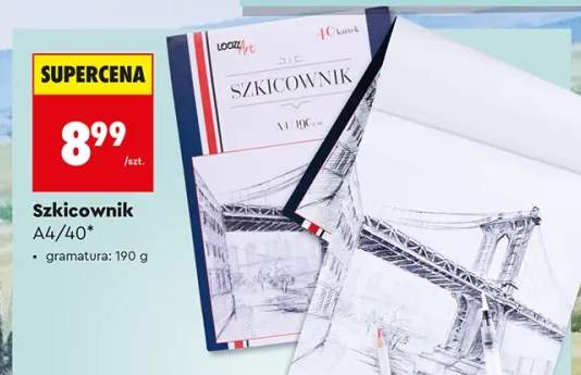 Szkicownik Loozz Art A4 40 kartek
