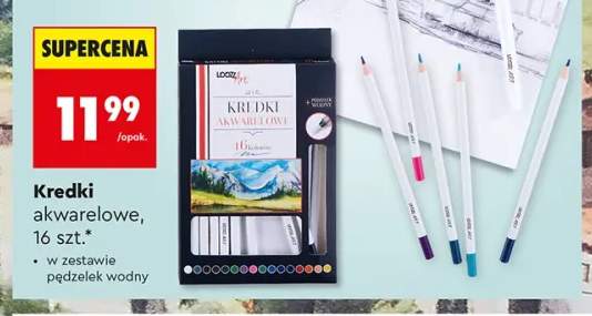 Kredki akwarelowe Loozz Art 16 sztuk