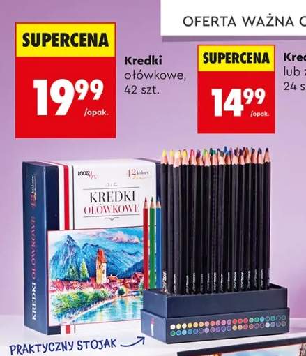 Kredki ołówkowe Loozz 42 szt.