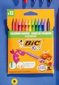 Kredki świecowe BIC Kids Plastidecor 12-pak