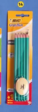 Ołówek BIC Evolution z gumką 10-pak