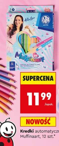 Kredki automatyczne Astra Muffinaart