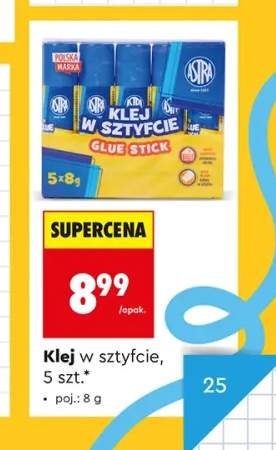 Klej w sztyfcie Astra 5-pak