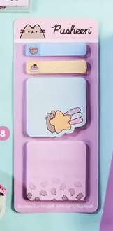 Karteczki samoprzylepne ze znacznikami Pusheen
