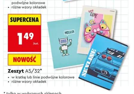 Zeszyt A5 32 kartki Top 2000