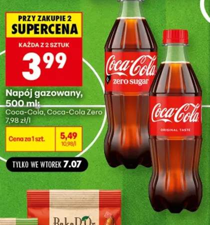 Napój gazowany Coca-Cola Zero +1 wariant