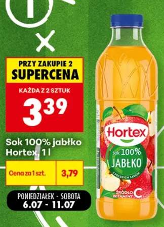 Sok 100% jabłko Hortex