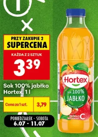 Sok 100% jabłko Hortex