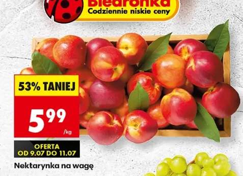 Nektarynka na wagę