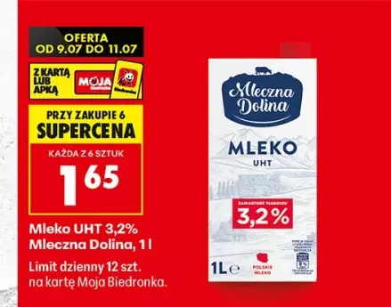 Mleko UHT 3,2% Mleczna Dolina