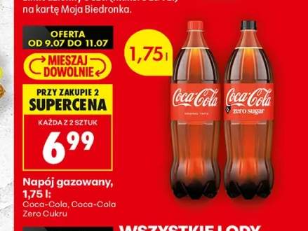 Napój gazowany Coca-Cola Original Taste +1 wariant