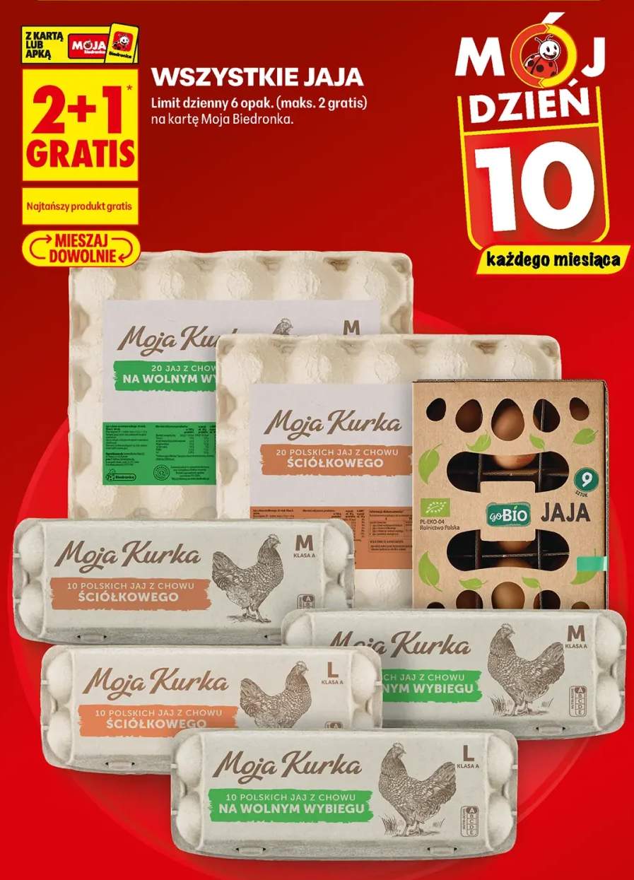 Jaja +6 wariantów