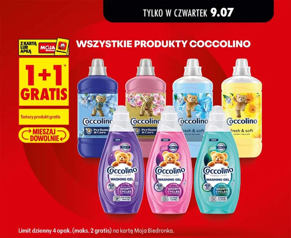 Produkty Coccolino +7 wariantów