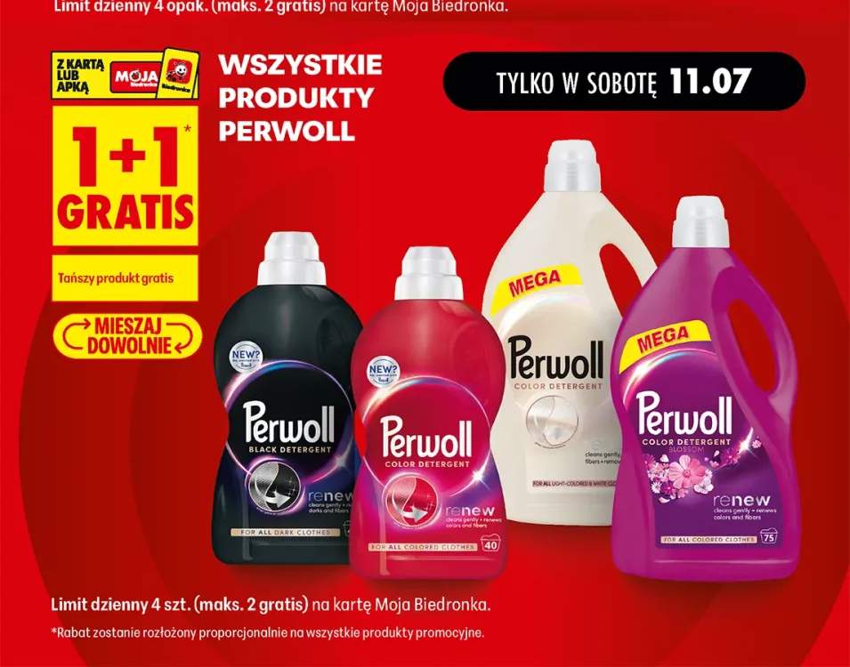 Płyn do prania Perwoll Renew Black +4 warianty