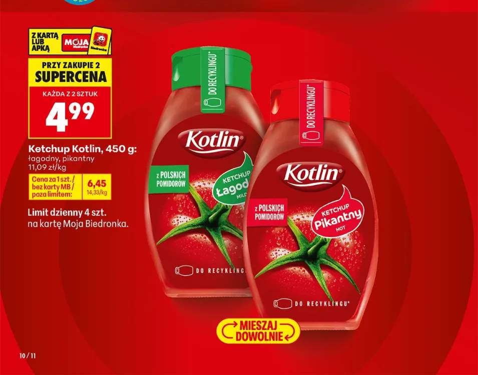 Ketchup łagodny Kotlin +1 wariant