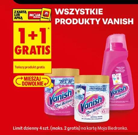 Produkty Vanish +3 warianty