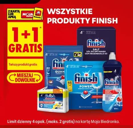 Produkty Finish +5 wariantów