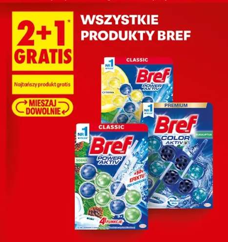 Produkty Bref +3 warianty