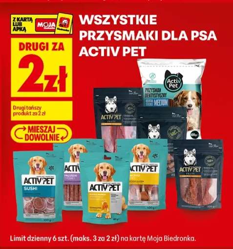 Przysmaki dla psa Activ Pet +6 wariantów
