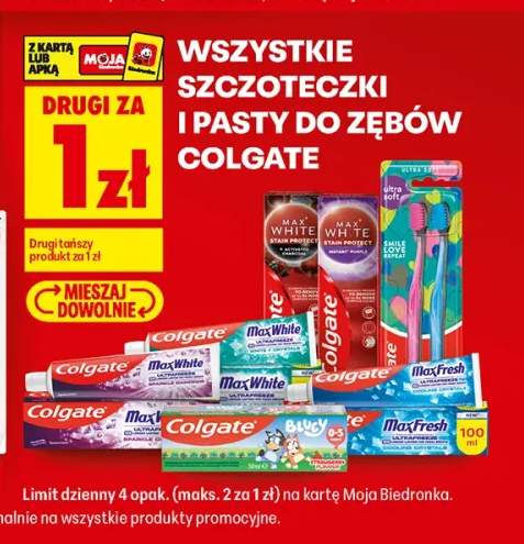 Szczoteczki i pasty do zębów Colgate +9 wariantów
