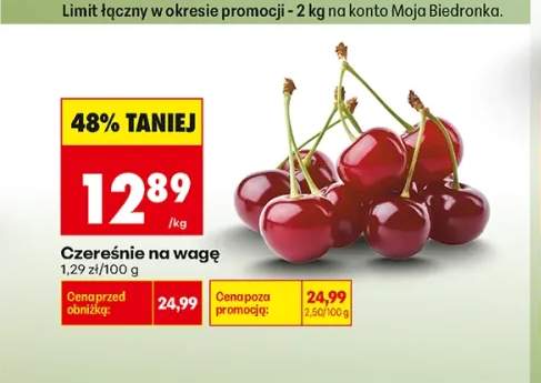 Czereśnie na wagę