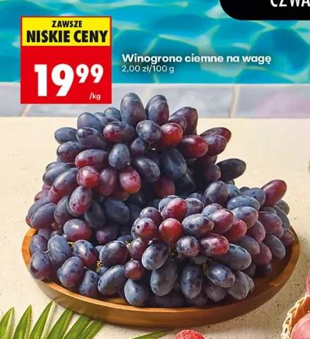 Winogrono ciemne na wagę