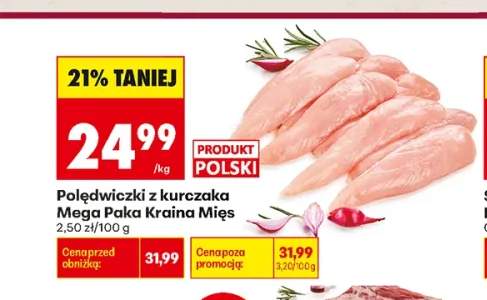 Polędwiczki z kurczaka Mega Paka Kraina Mięs