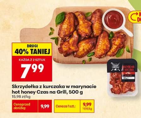 Skrzydełka z kurczaka w marynacie hot honey Czas na Grill
