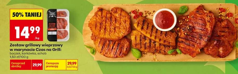 Zestaw grillowy wieprzowy w marynacie Czas na Grill