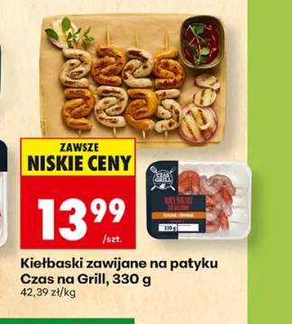 Kiełbaski zawijane na patyku Czas na Grill