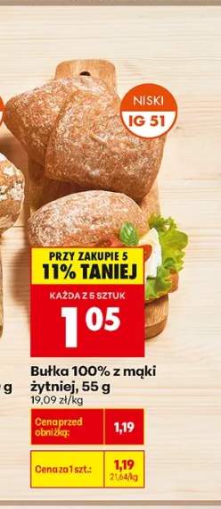 Bułka 100% z mąki żytniej