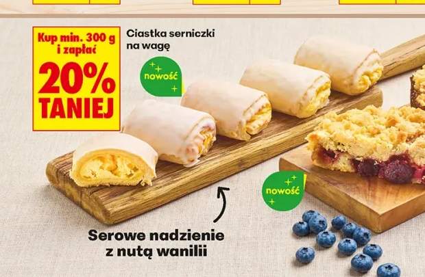 Ciastka serniczki na wagę