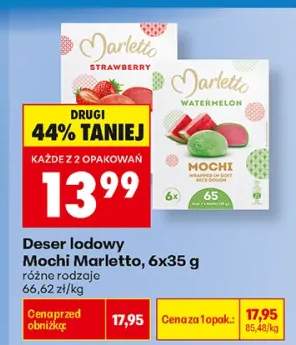 Deser lodowy Mochi Marletto Strawberry +1 wariant