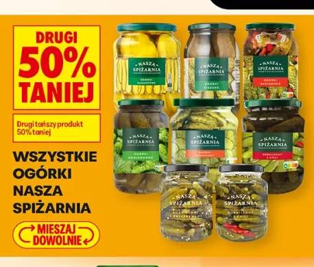 Ogórki konserwowe Nasza Spiżarnia +7 wariantów