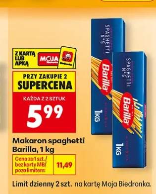Makaron spaghetti Barilla