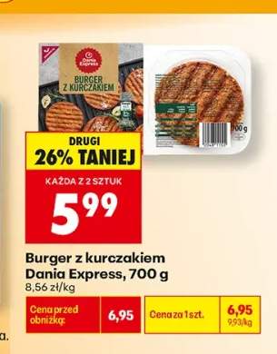 Burger z kurczakiem Dania Express