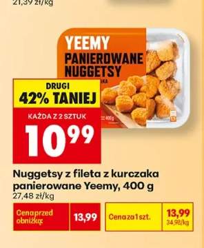 Nuggetsy z fileta z kurczaka panierowane Yeemy