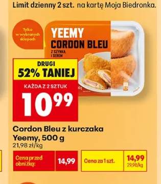 Cordon Bleu z kurczaka Yeemy