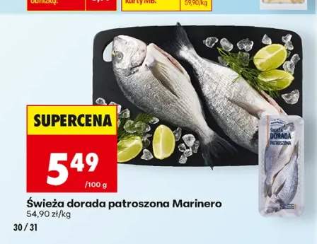 Świeża dorada patroszona Marinero