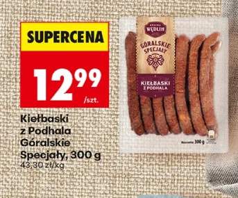 Kiełbaski z Podhala Kraina Wędlin Góralskie Specjały