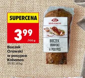 Boczek Orawski w posypce Kabanos