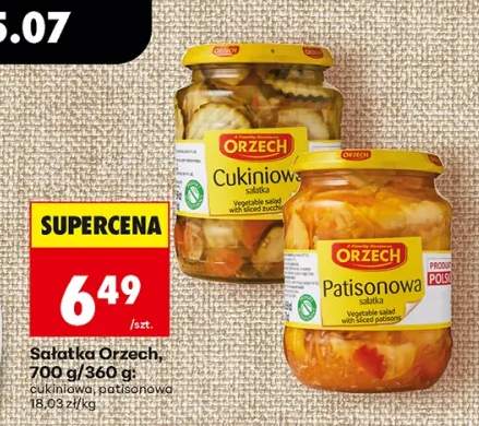 Sałatka cukiniowa Orzech +1 wariant