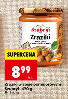 Zraziki w sosie pomidorowym Szubryt