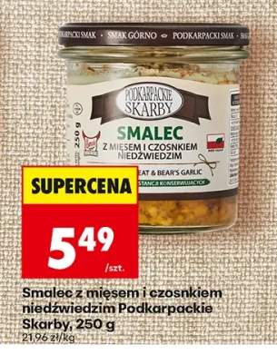Smalec z mięsem i czosnkiem niedźwiedzim Podkarpackie Skarby
